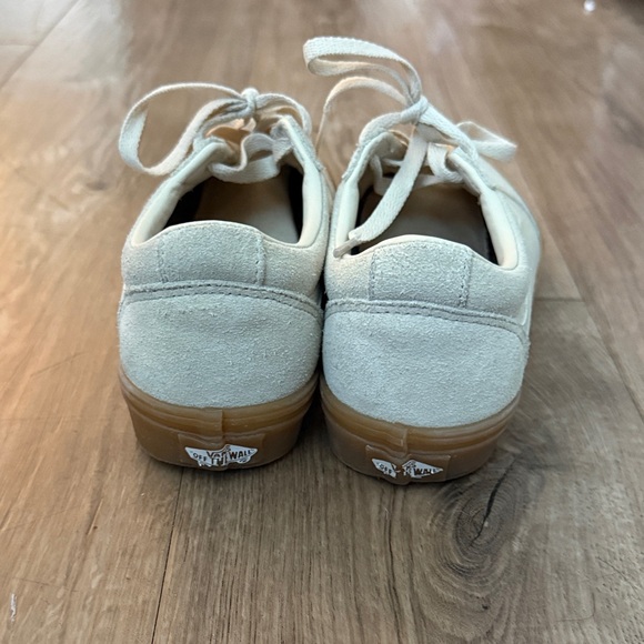 Vans Women Beige Suede Sneakers - Picture 6 of 11